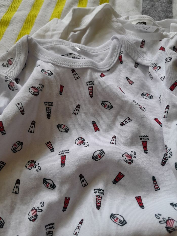 Lot de 4 boys 24 mois manche longue ou courtes imprimé ou uni différentes marque - photo numéro 4