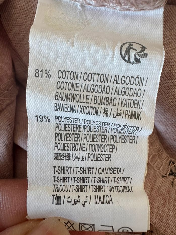 T shirt rose ML Kiabi 3 mois TBE - photo numéro 5