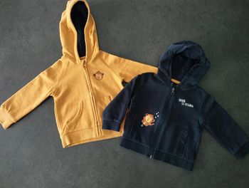 Petites vestes à capuche taille 24 mois
