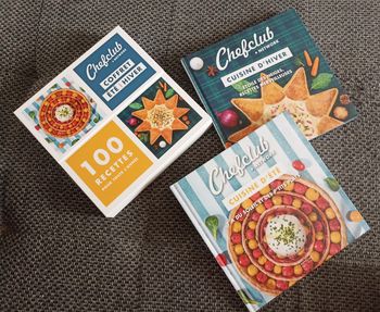 Coffret livres de cuisine Chef club