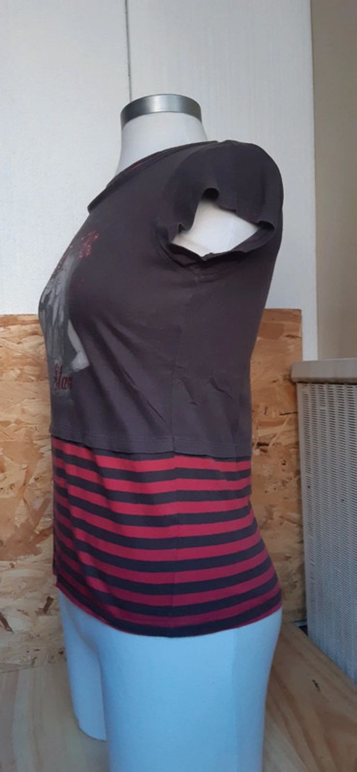 Tee-shirt manches courtes 16ans xs s - photo numéro 4