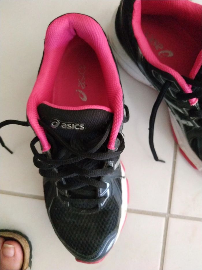Baskets Asics femme taille 37 roses fushias - photo numéro 3