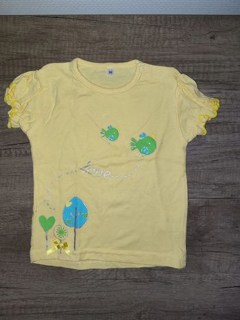 T Shirt jaune 6 mois #Fille6mois
