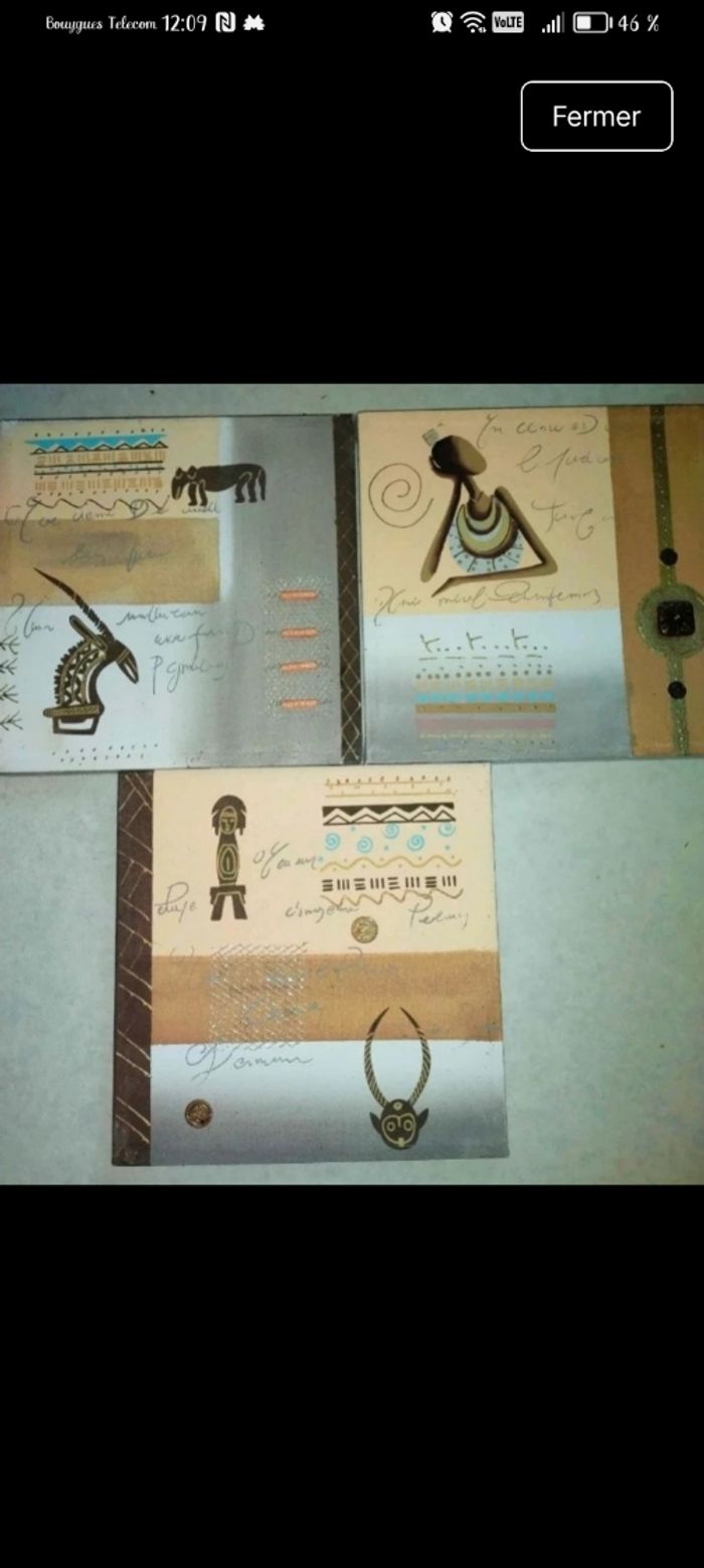 Cadres thème africain