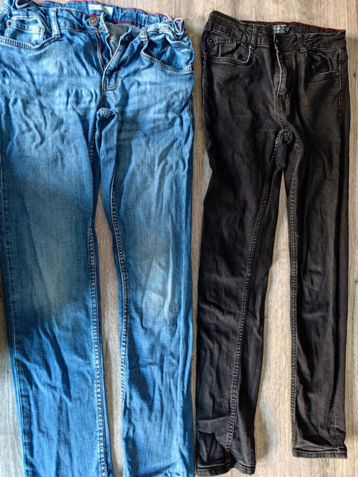 2 jeans XS slim kiabi - photo numéro 2
