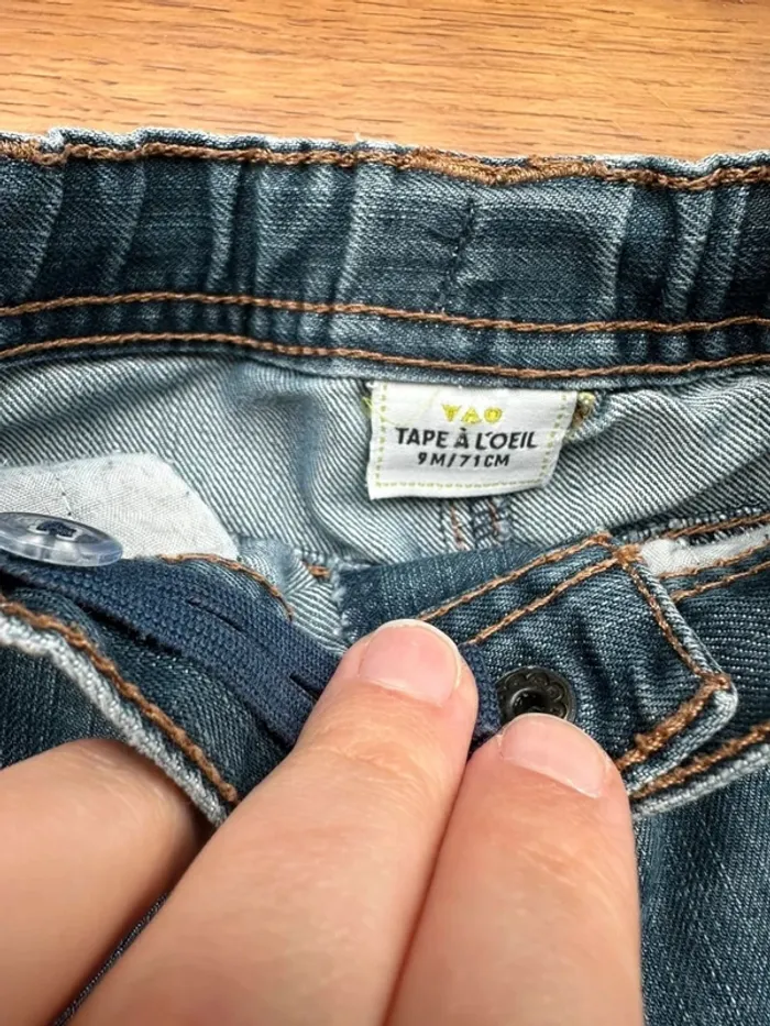 Jean tape à l’œil 9 mois - photo numéro 3