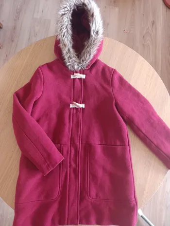 Duffle coat Vertbaudet 12 ans en drap de laine