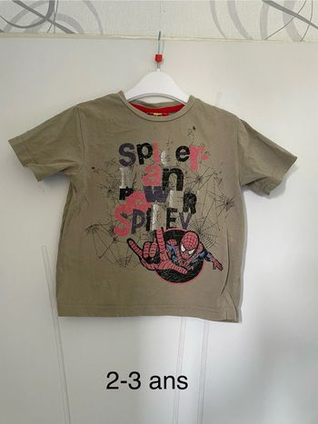 Tee-shirts Spiderman 2-3 ans