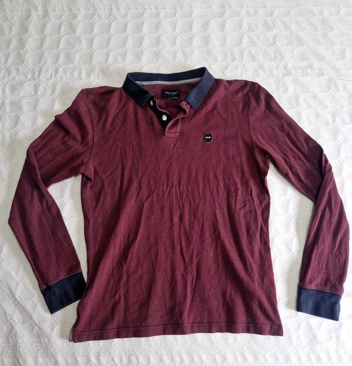 Polo manches longues  , homme  , Eden park  , taille M