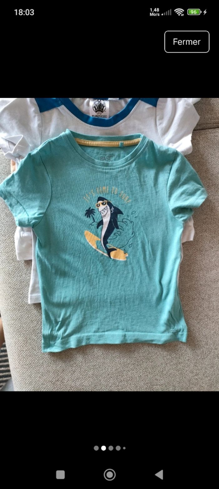 Lots de t-shirts enfant - photo numéro 2