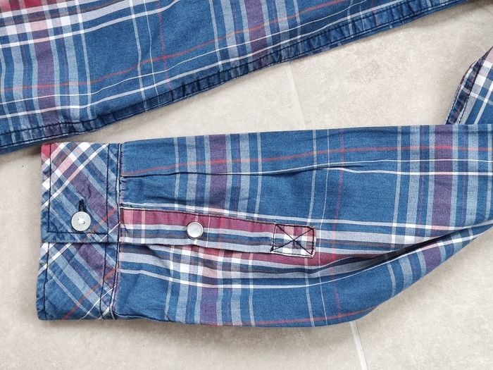 Chemise à manches longues et à carreaux - photo numéro 2