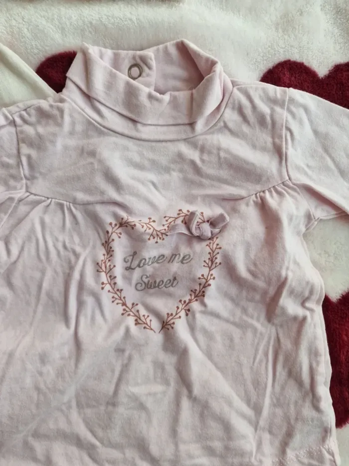 Lot tee shirts ML 3 mois - photo numéro 2