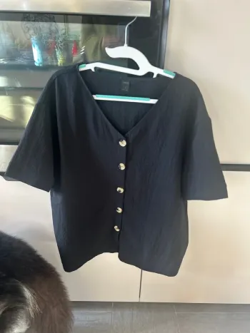 Blouse en crêpe