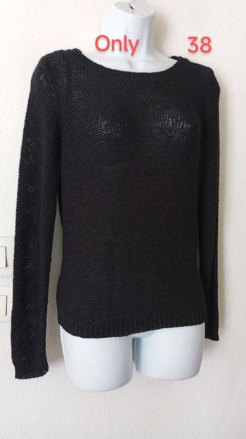 Pull à mailles longueur dos femme 38