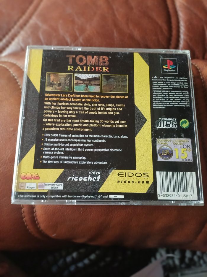 Jeu ps1 d'occasion  Tomb Raider - photo numéro 6