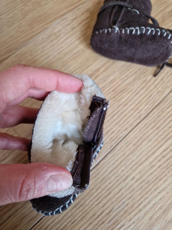 Bottes bébé fourrées - 3 mois - photo numéro 3
