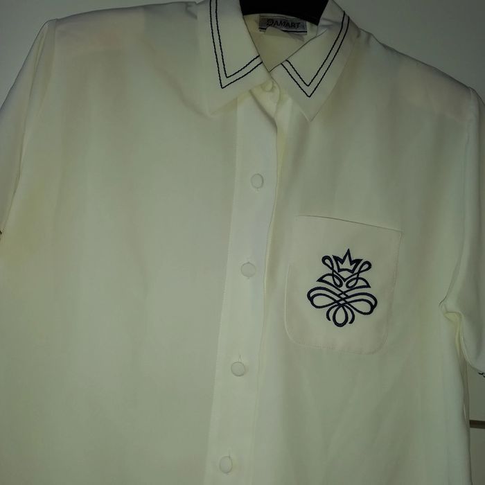 Chemise / Blouse by Damart esprit Marinière Vintage comme neuve taille 38 - photo numéro 10