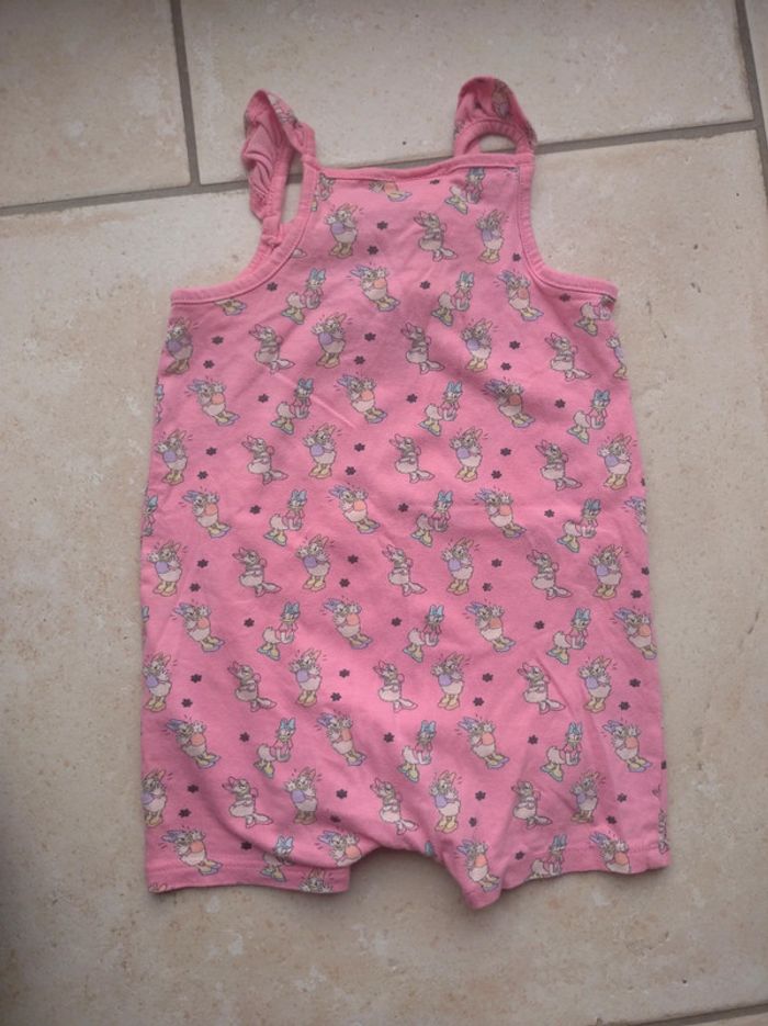 Barboteuse combinaison combishort été Fille 18 mois Daisy Disney Baby - photo numéro 3