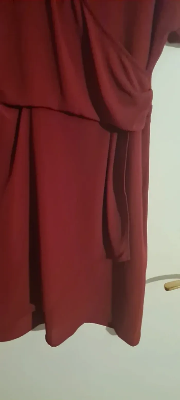 Robe bordeaux IKKS - photo numéro 4