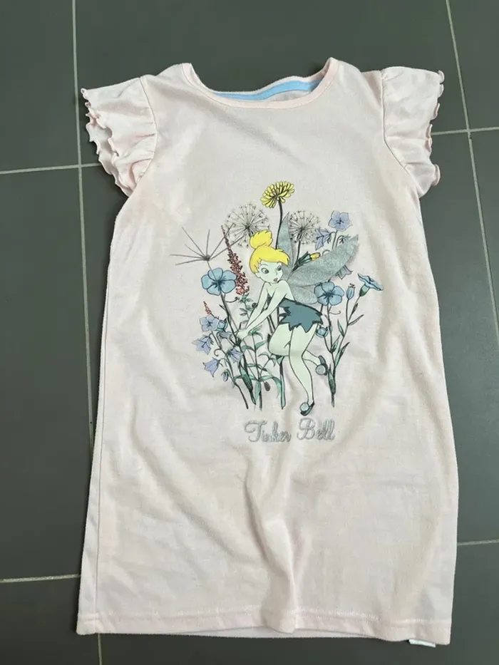 Robe de nuit Disney la fée clochette 6-7 ans