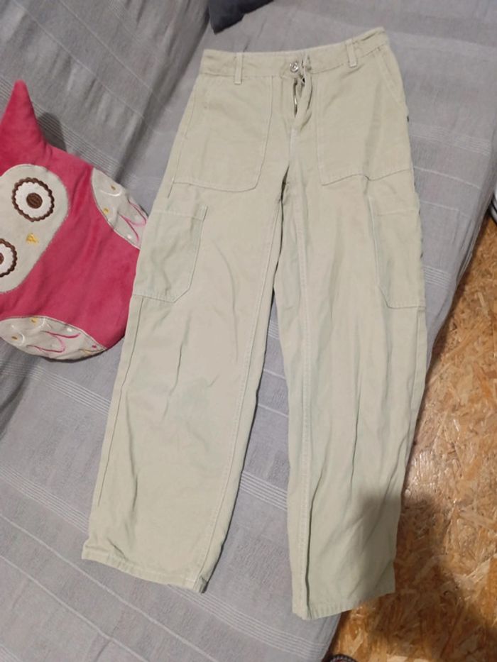 Pantalon kaki cargo taille 32