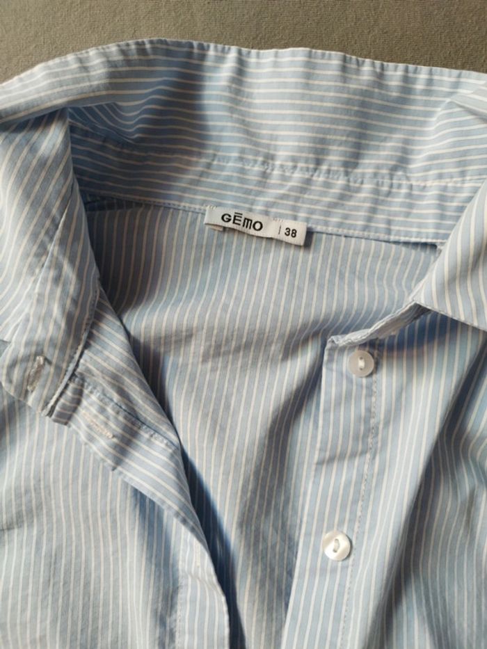 Chemise bleu clair gemo taille 38 - photo numéro 2