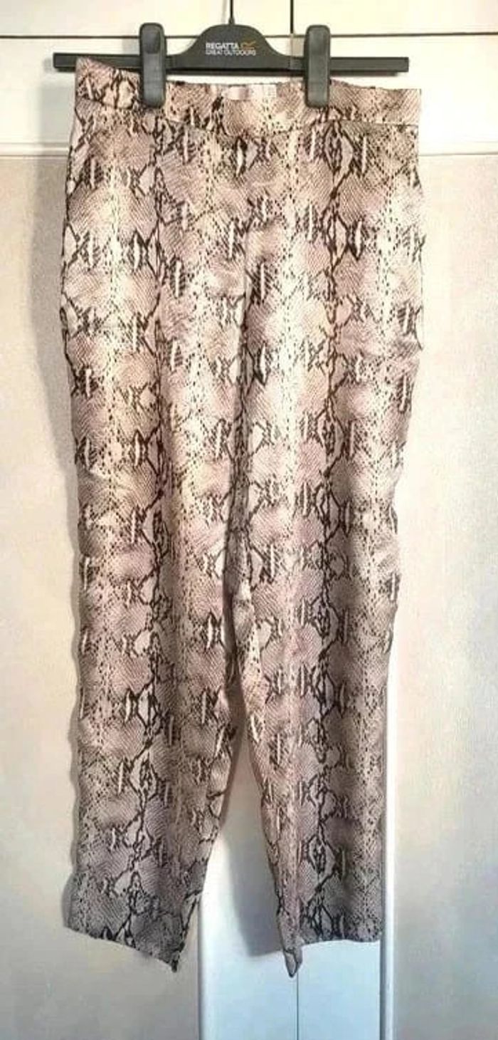 Pantalon satiné Mango Casual Taille S - photo numéro 5