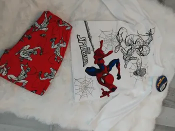 Pyjama deux pièces, coton, Spiderman, neuf, 8 ans