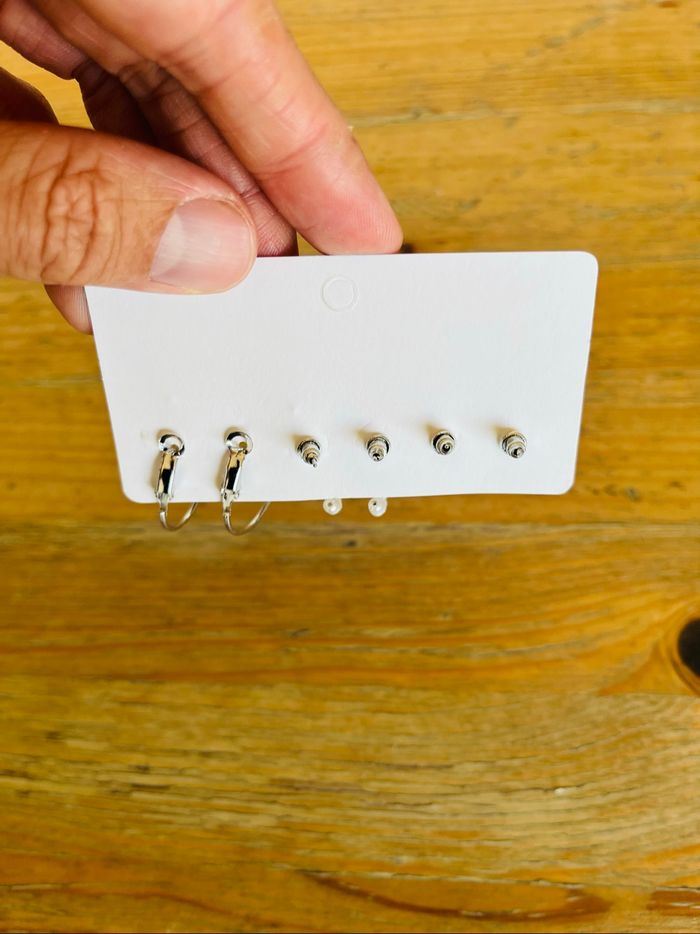 Lot de 3 boucles d’oreilles - photo numéro 3