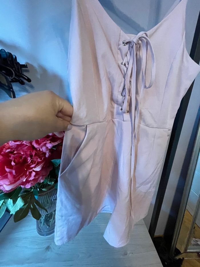 Combi short rose pale - photo numéro 2