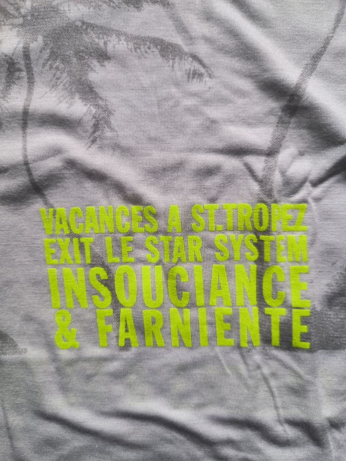 T-shirt blanc Au soleil de St Tropez taille M - photo numéro 10