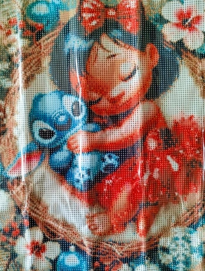 Diamond painting Lilo et Stitch couronne de Noël #C015 - photo numéro 3