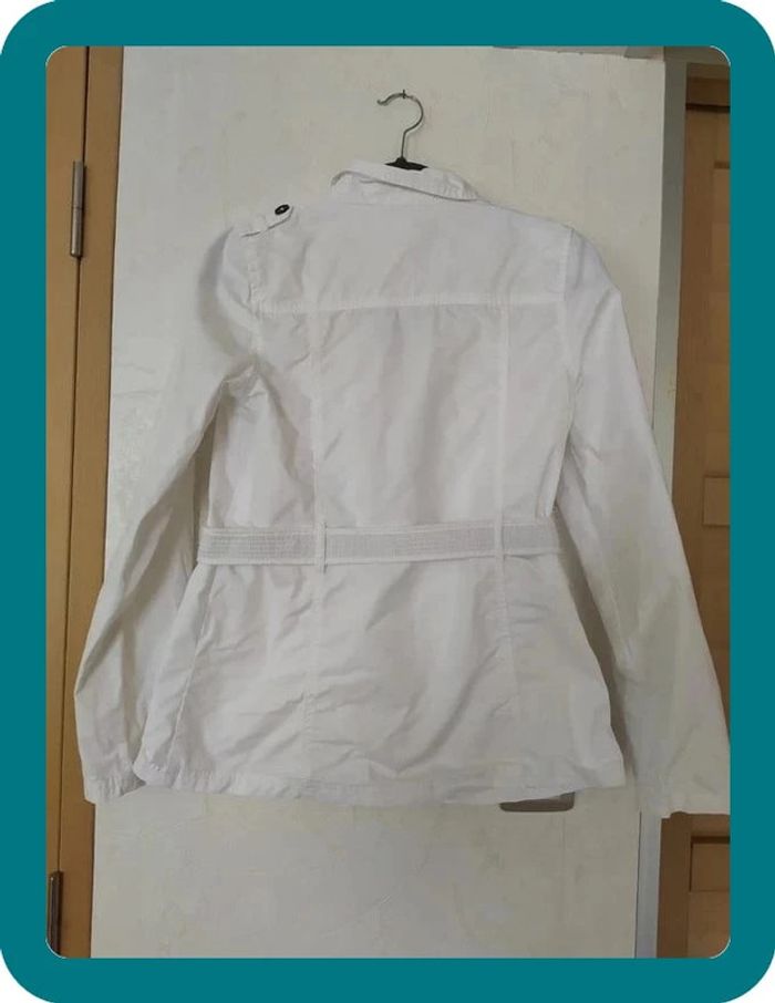 Veste saharienne blanche Mystic - photo numéro 3