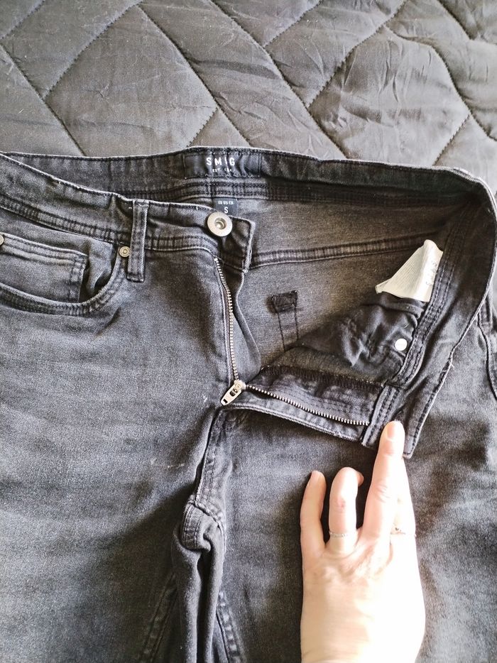 Shirt jean gris 36 - photo numéro 2