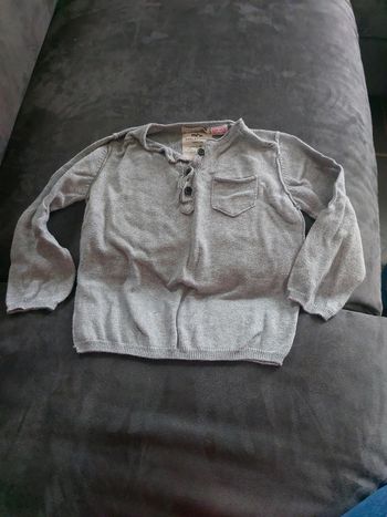 Pull gris zara