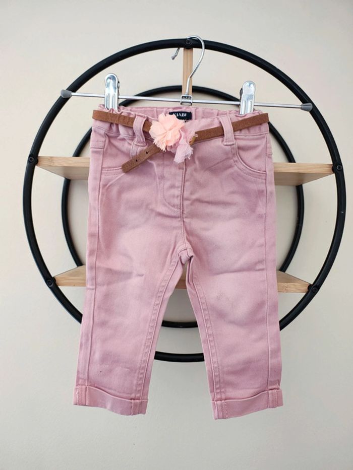 9 mois pantalon avec ceinture kiabi