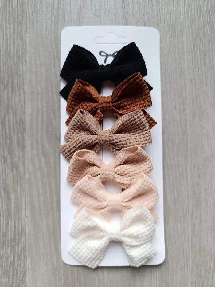 Lot de 6 barrettes à cheveux enfant