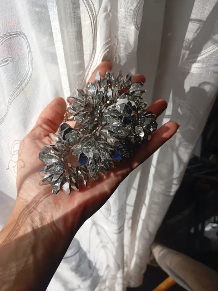 Gros collier en cristal de bohème - photo numéro 2