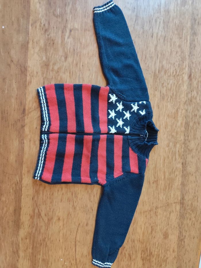 Lot de 3 pulls/gilet pour garçon taille 12 mois - photo numéro 5