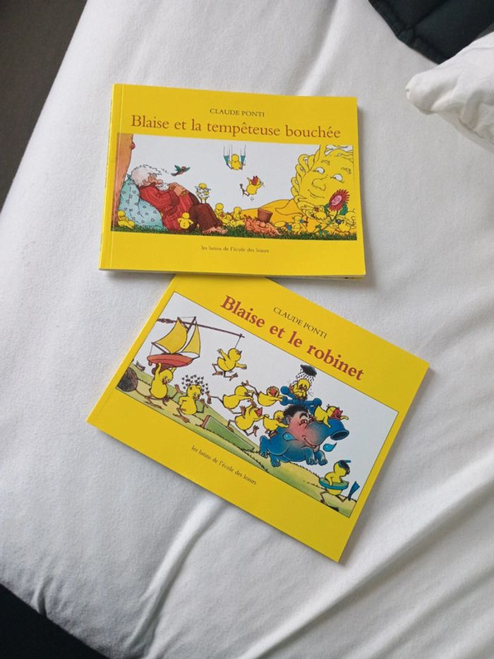 Livres Blaise et le robinet/Blaise et la tempêteuse bouchée