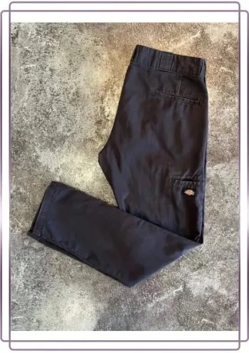 Chino bleu marine homme Dickies taille 46 Men navy blue Pantaloni uomo Marineblaue Chinos Herren