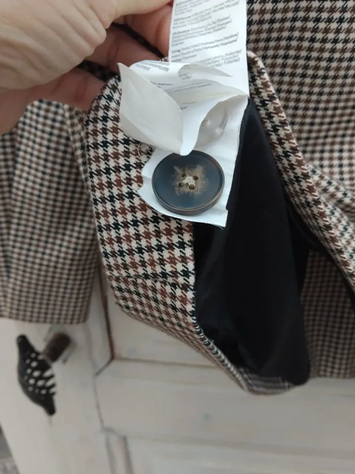 Veste blazer pied de poule - photo numéro 11