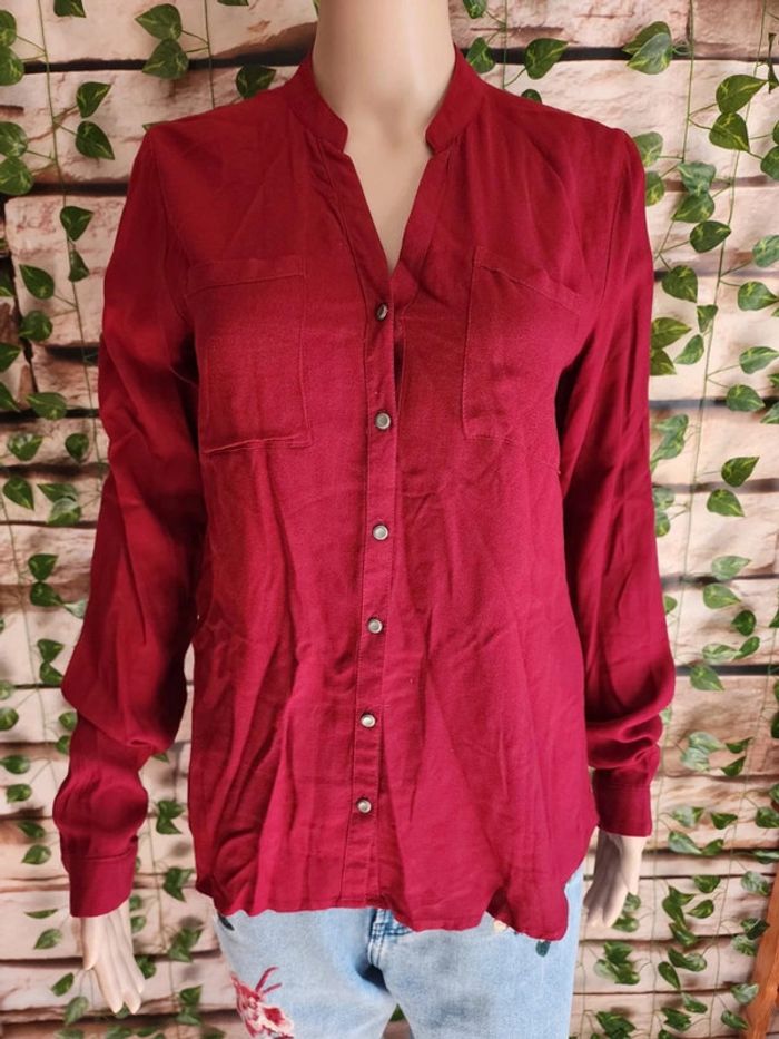 🌸Blouse Bordeau Pull&Bear Taille 36🌸