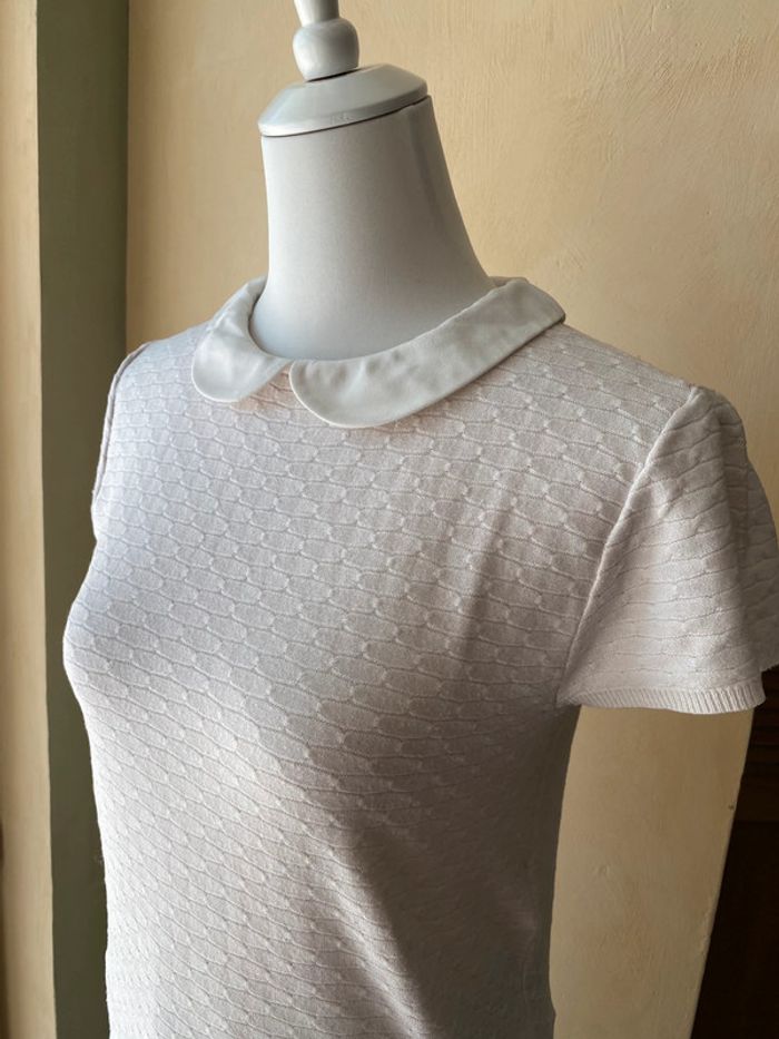 Top en maille manche courte Naf Naf S