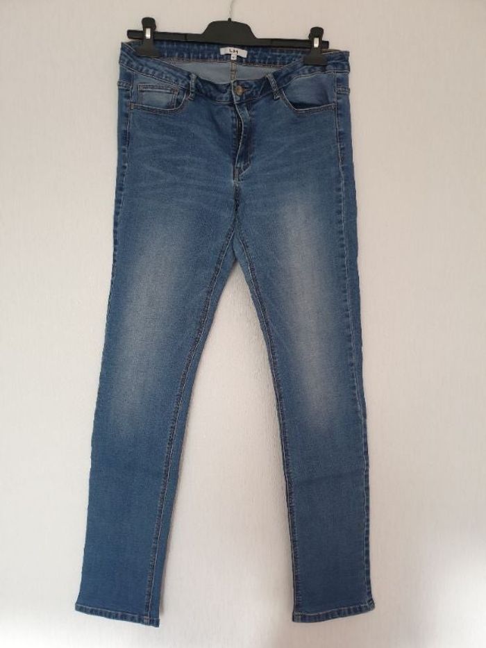 Jean bleu slim lahalle 42