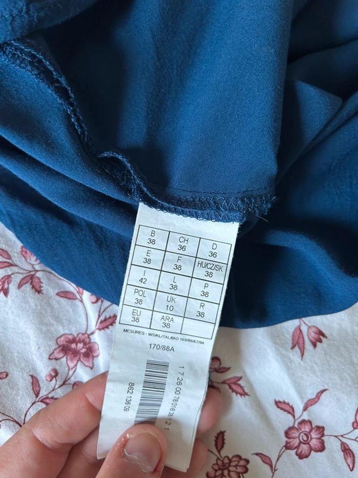 Débardeur bleu marine avec perles En viscose promod 38 - photo numéro 8