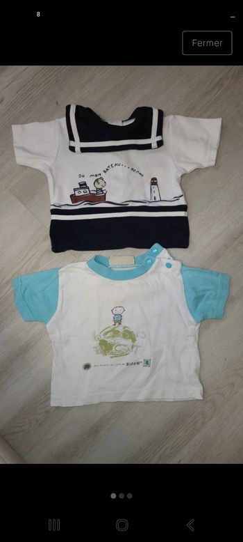 Tee-shirt garçon 3 mois