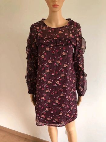 Robe imprimée neuve à manches longues Morgan taille 38 (valeur 75€) taille petit