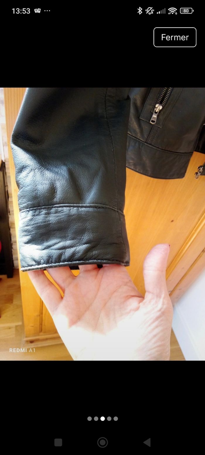 Veste en cuir - photo numéro 3