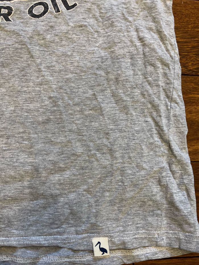 T-shirt manches courtes gris imprimé sht. short taille M - photo numéro 7